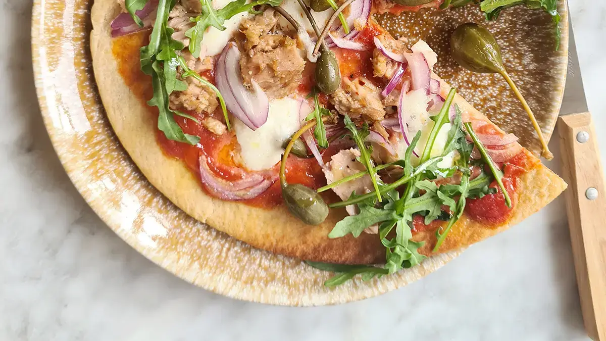 Tonijn pizza
