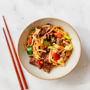 Chinese groenten met biefstuk reepjes
