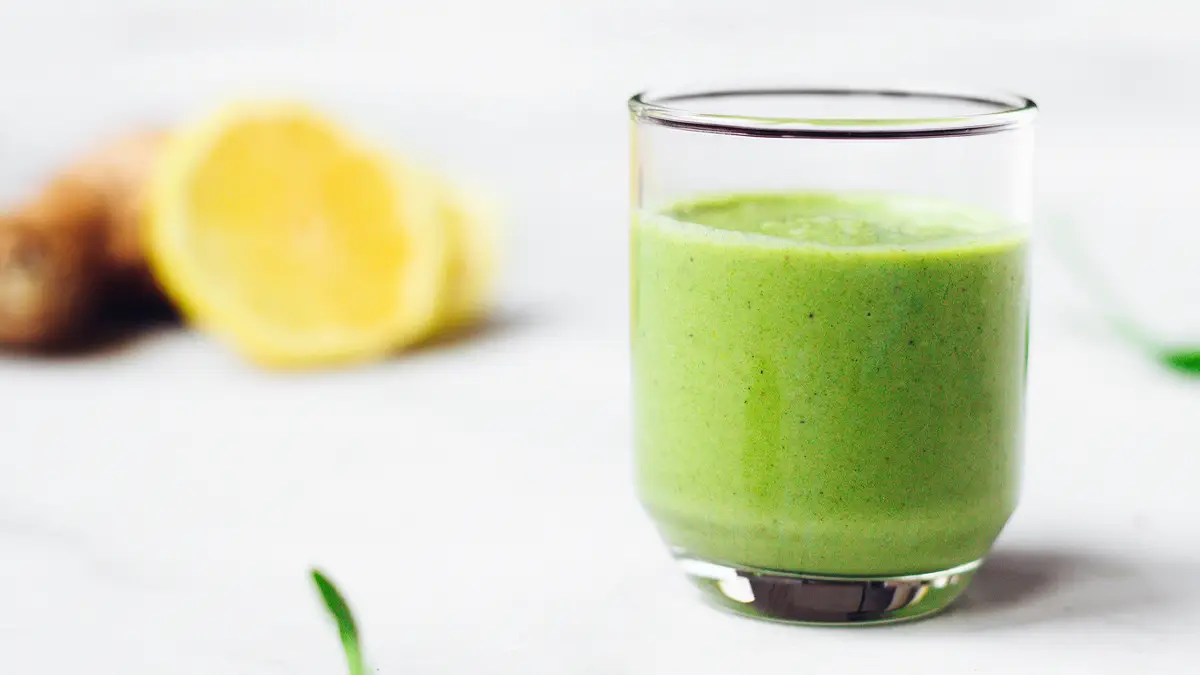 Gezonde shot | groene smoothie | powerdrankje