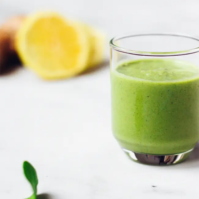 Gezonde shot | groene smoothie | powerdrankje
