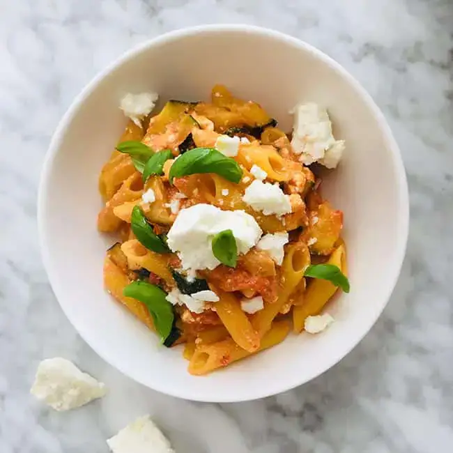 Pasta met courgette recept Pasta met courgette recept