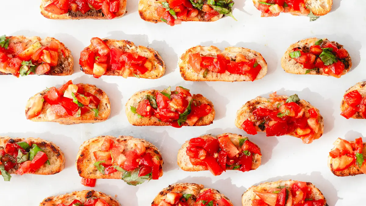 bruschetta met tomaat