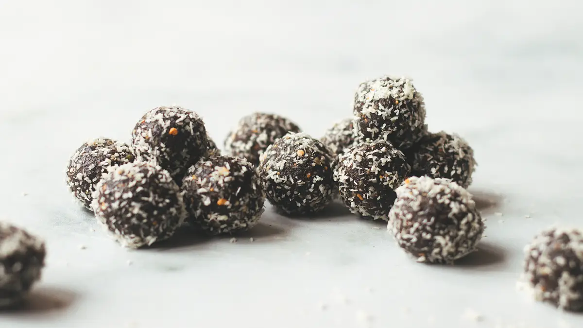 Chocolade-kokosballetjes enegie balls bliss balls