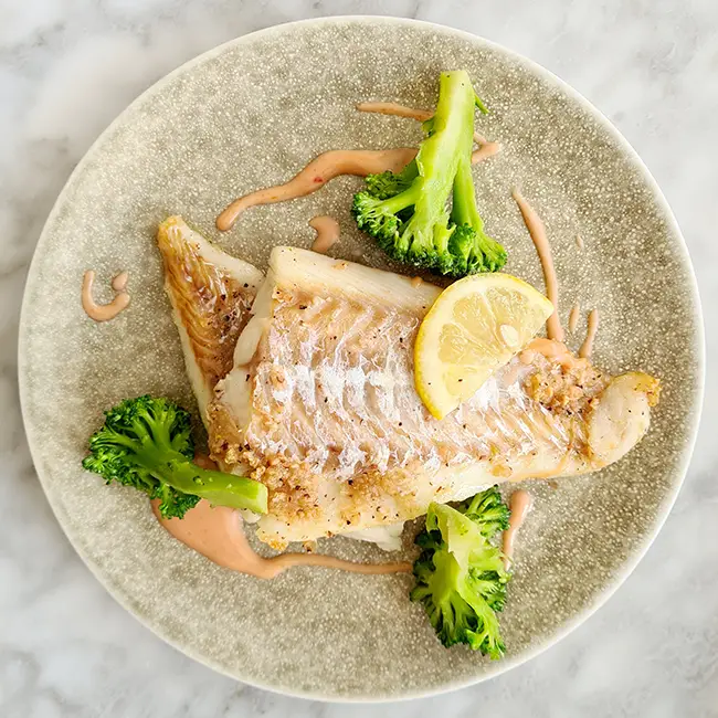 Tilapia uit de oven met broccoli