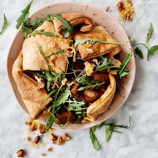 Hartige kip kersentaart