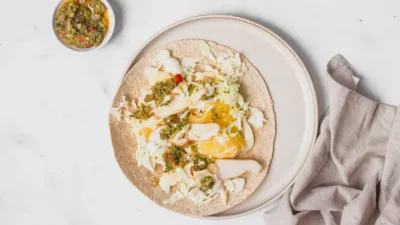 wraps met gerookte kip