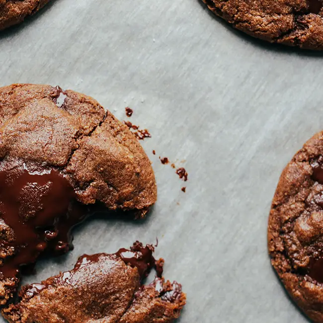 Chocolade koeken bakken