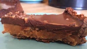Karamel chocoladetaart