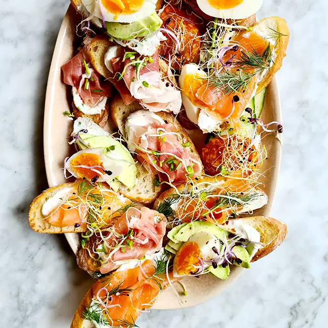 Makkelijke koude (kerst)hapjes Makkelijke koude (kerst)hapjes