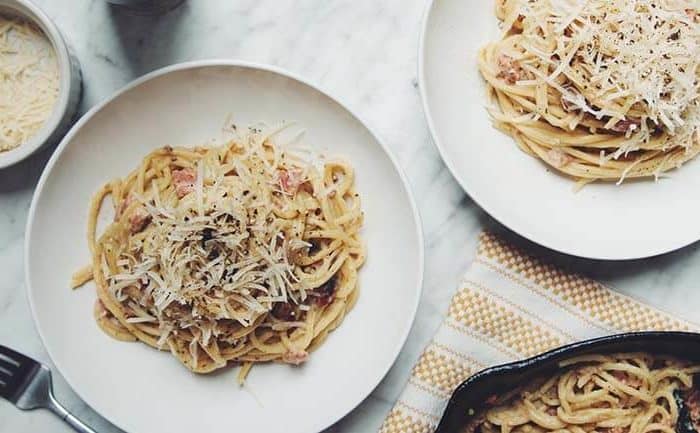 Pasta carbonara