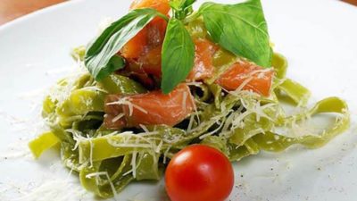 pastasalade met zalm