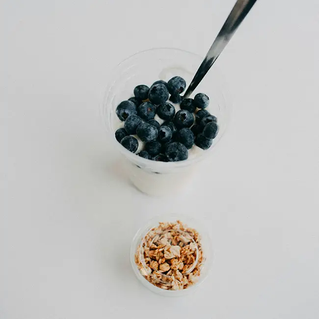 Restjes yoghurt gebruiken