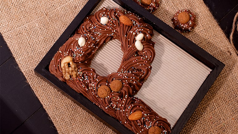 Chocoladeletter zelf maken recept