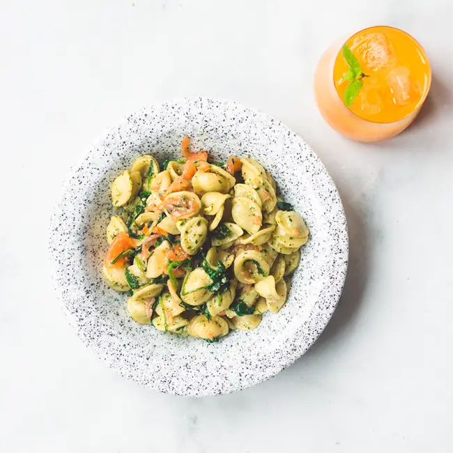 Pastasalade met zalm