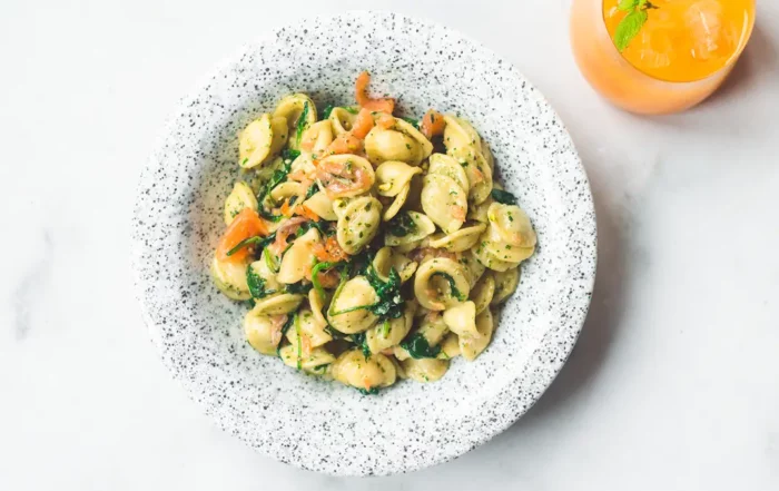 pastasalade met zalm