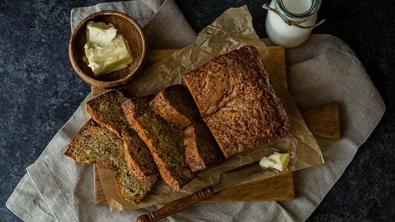 Gezonde ontbijtcake met pecannoten