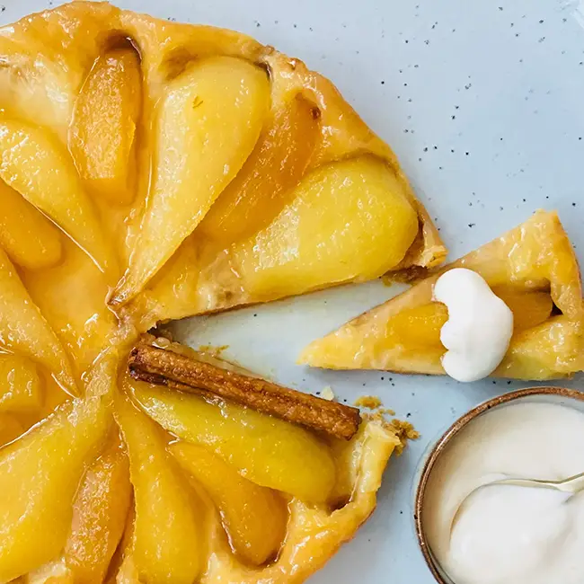 Appel-peren tarte tatin taart