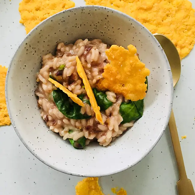 Radicchio risotto recept