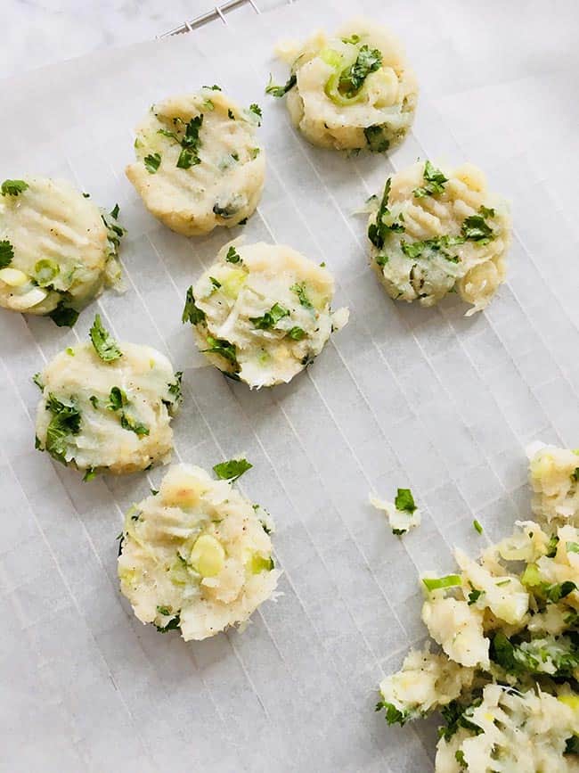 Viskoekjes van kabeljauw voorbereiding