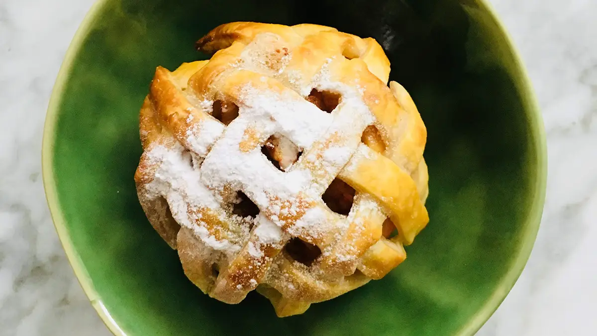 Appels uit de oven met bladerdeeg
