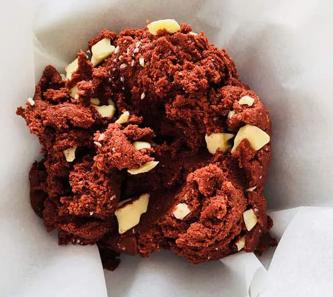 Red Velvet koekjes deeg