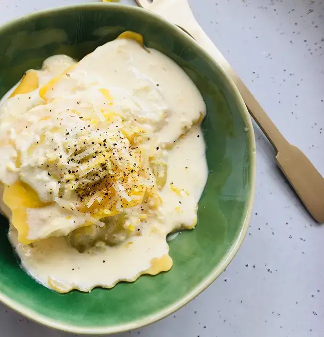 Pasta met citroen roomsaus