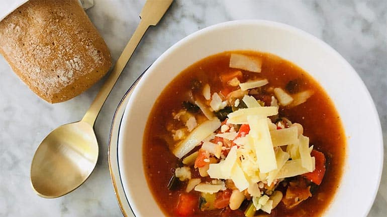 Italiaanse groentesoep recept Simpele Italiaanse groentesoep