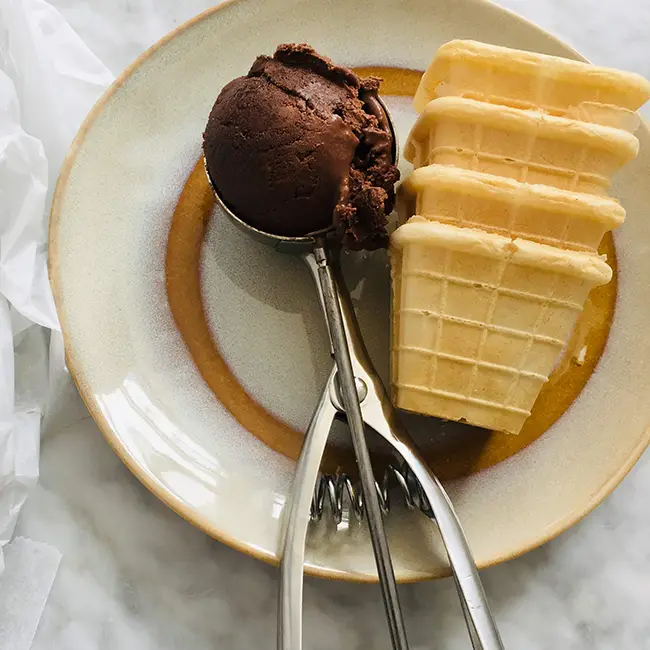 Chocolade ijs recept zonder ijsmachine