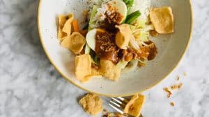 Gado gado met pindasaus