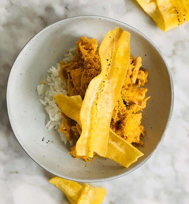 Vegan rendang Jack fruit recept Vegan rendang Jack fruit recept