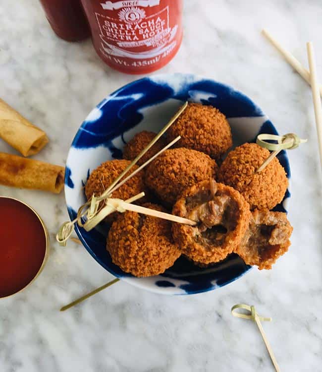 Kwekkeboom vega bitterbal als borrelhapje