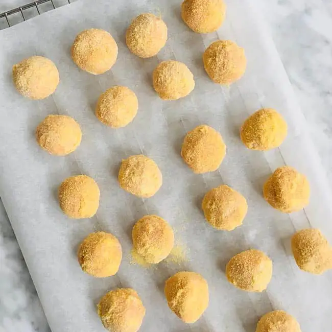 Pompoen bitterballen maken Pompoen bitterballen maken