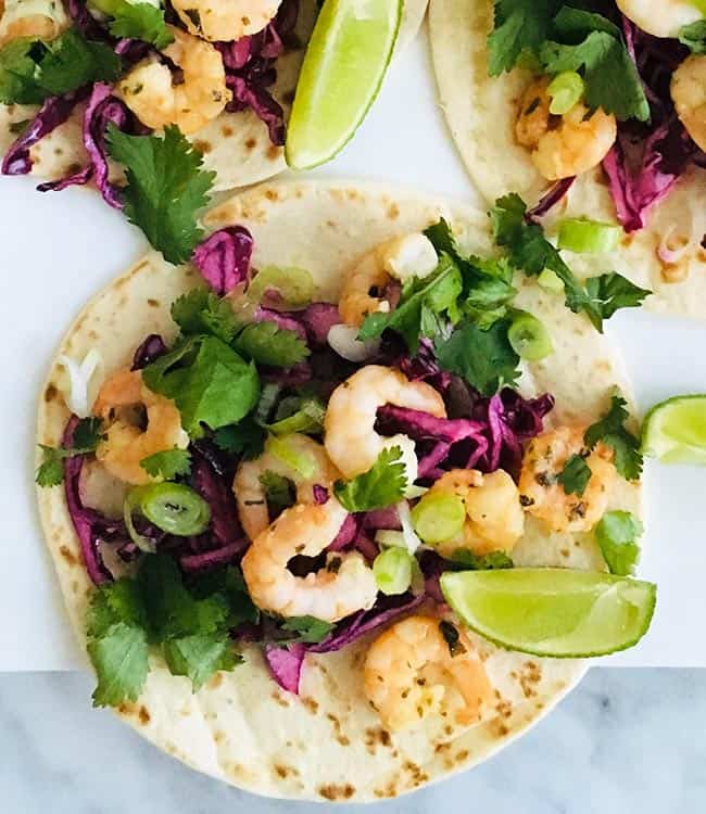 Wrap met garnalen imoen mayonaise