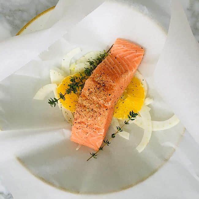 Zalm met venkel uit de oven recept