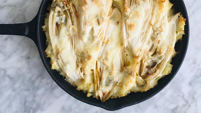 Witlof ovenschotel met bloemkool