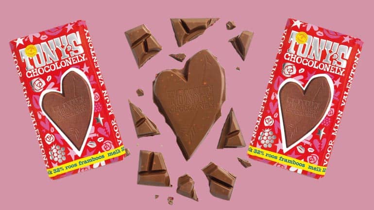 Tony's Chocolonely valentijnsreep