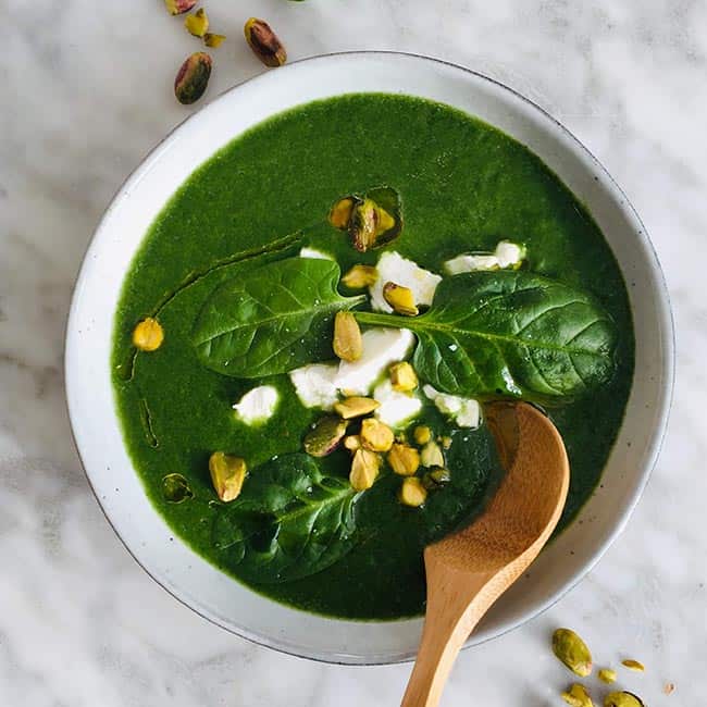 Spinazie knolselderij soep simpel recept