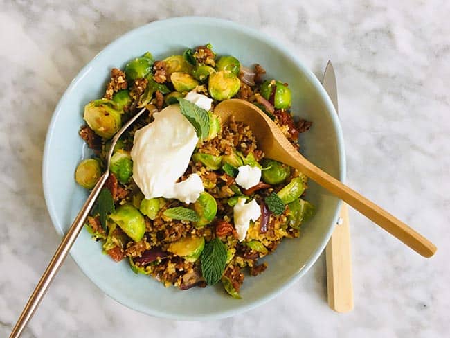 Couscous met spruiten recept