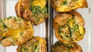 Hartige ei muffins recept