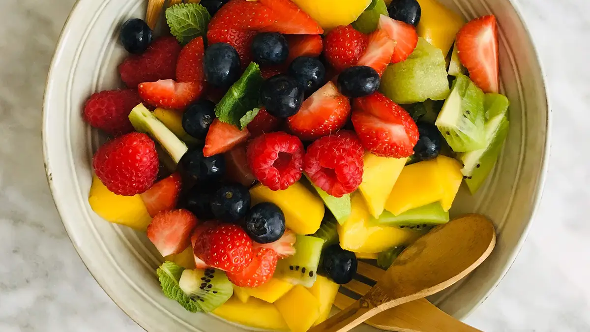 Salade van fruit