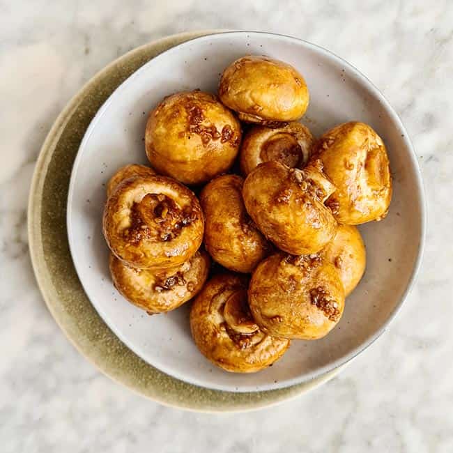 Champignons op de bbq