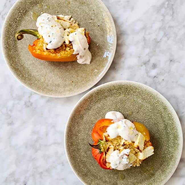 Gevulde paprika met couscous recept