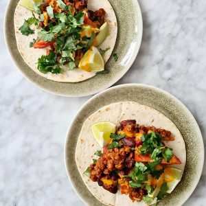 Vega wraps met kidneybonen en chili recept