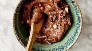 Gezonde chocolademousse