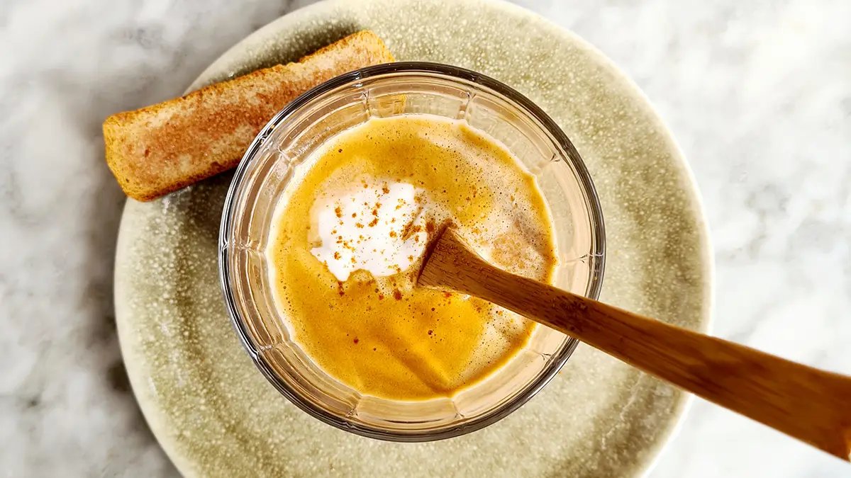 Pumpkin spice latte maken