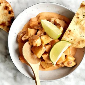 Zoete aardappel curry maken