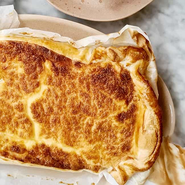 Hartige taart zalm + zuurkool