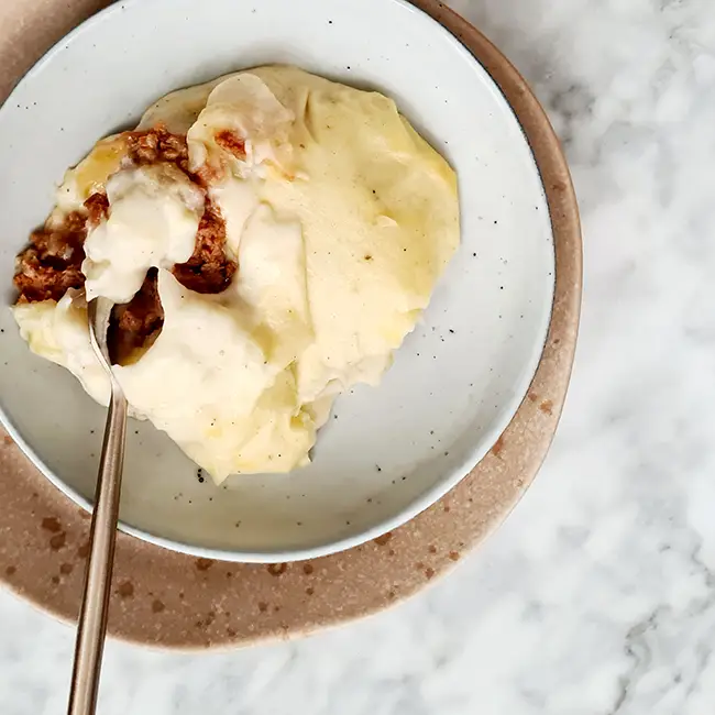 Hete bliksem met gehakt Hete bliksem met gehakt