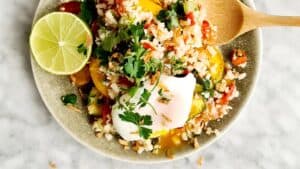 Groenten uit de oven met bloemkoolcouscous