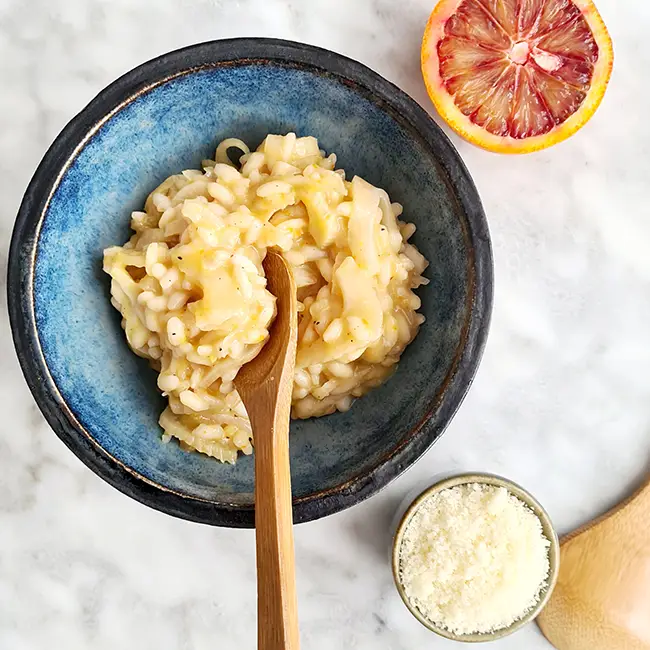 Risotto met sinaasappel Risotto met sinaasappel